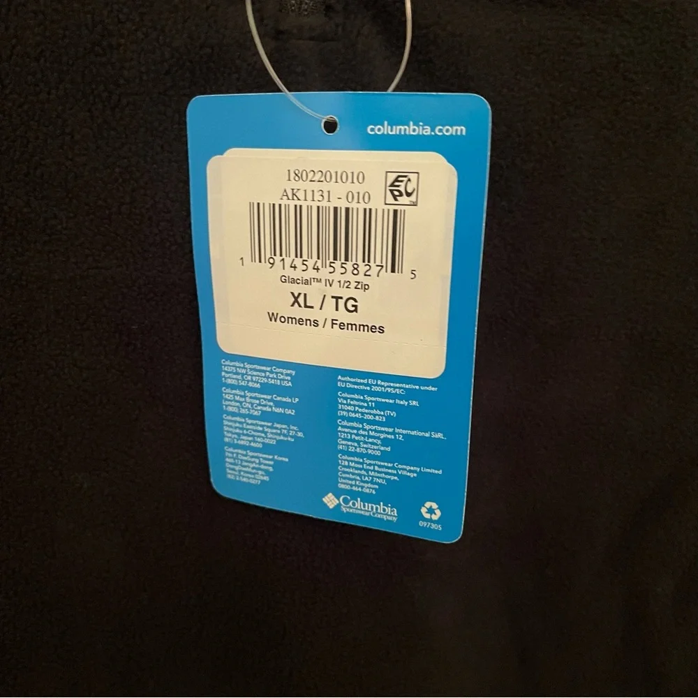 Columbia Black Women's Fleece Jacket - Picture 4 of 7